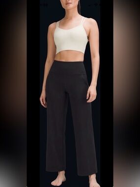 lululemon athletica Wide-Leg High-Rise Pants in Dark